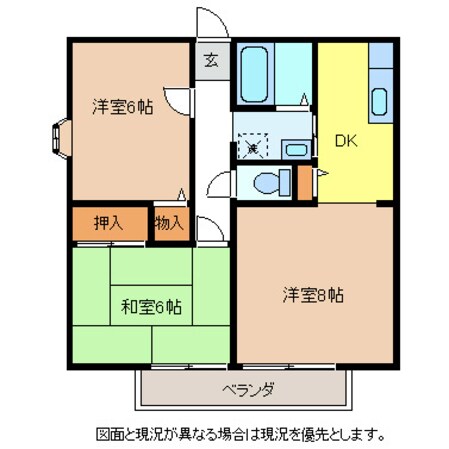 サンガーデン平林Cの物件間取画像